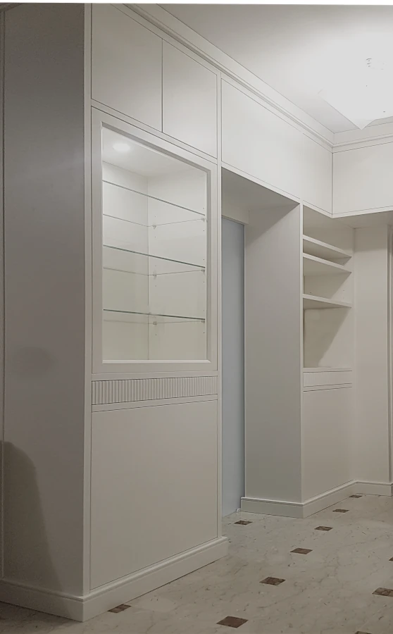 LIBRERIE Timeless a ponte moderna con anta liscia